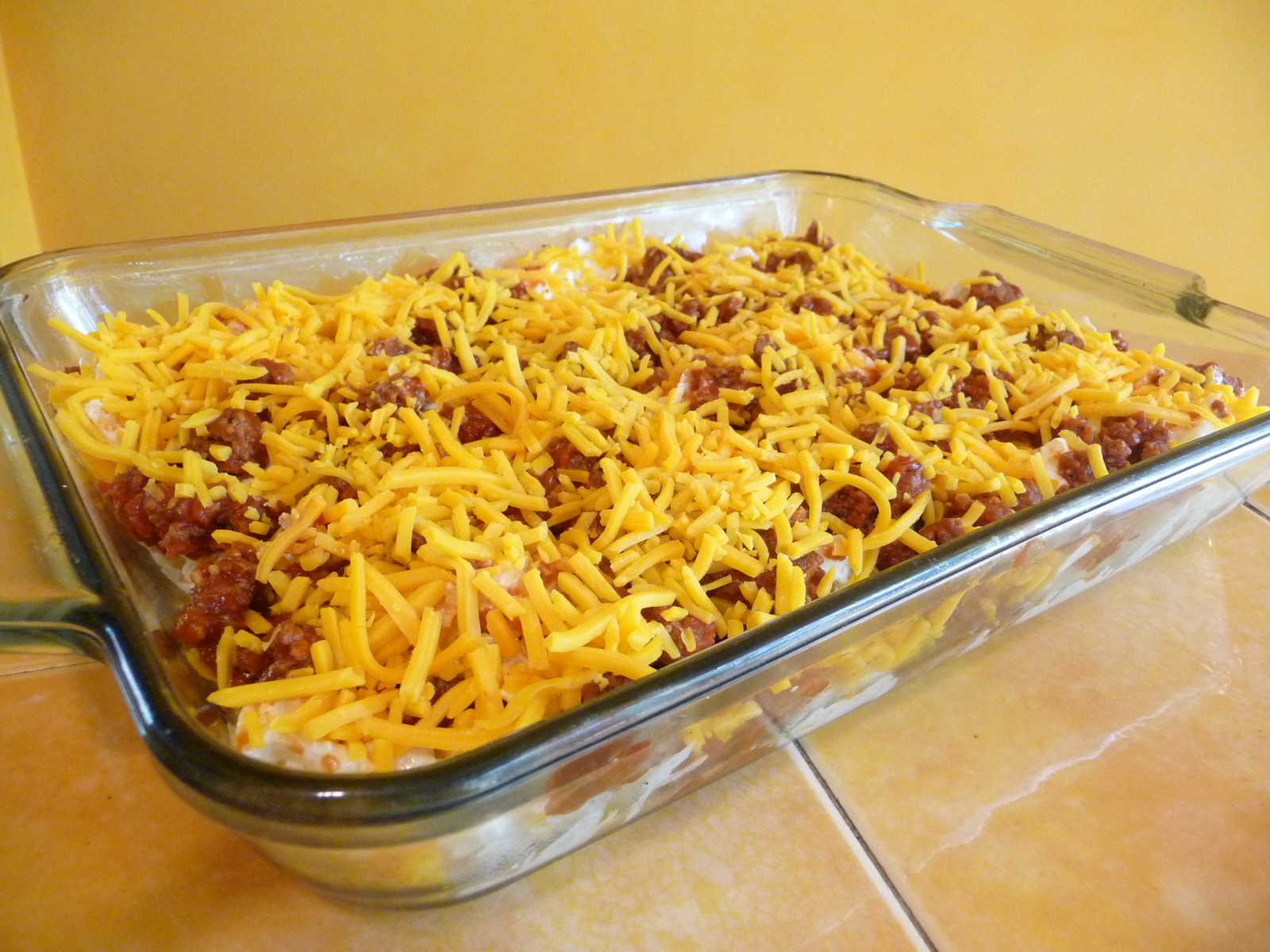 BEEF LOMBARDI CASSEROLE