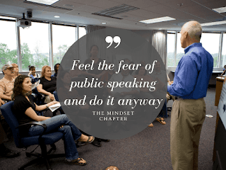 confident public speaker