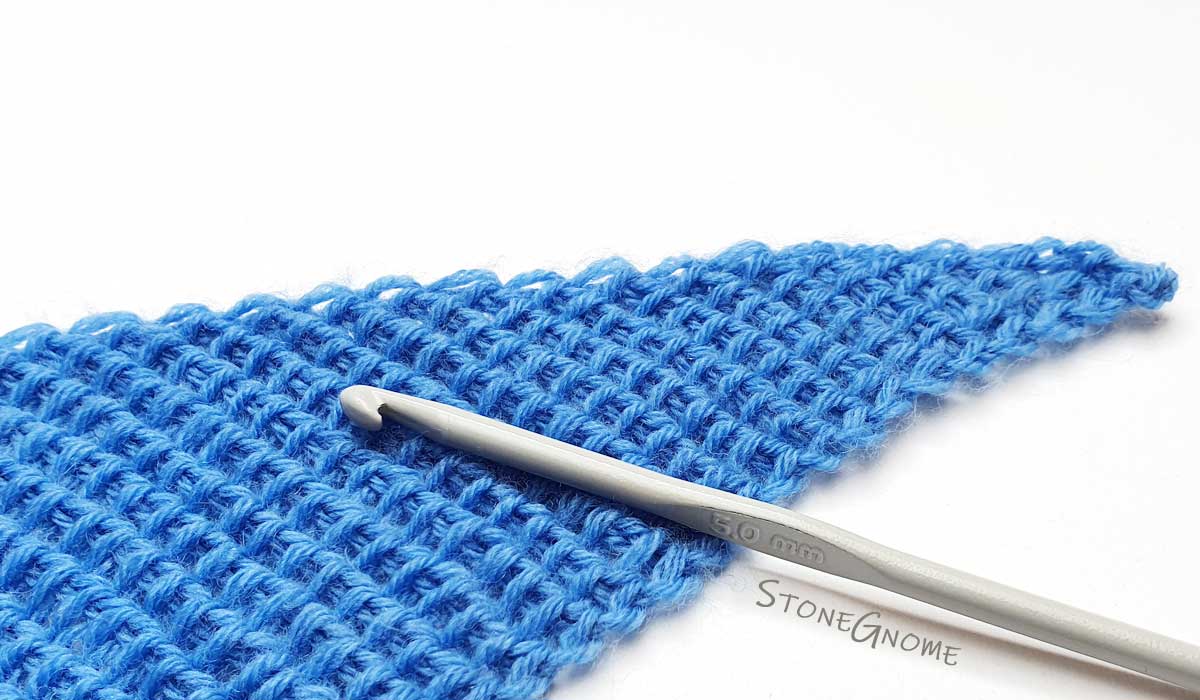 Tunisian Crochet Full Stitch, Multi Color - Step by Step Stitch Pattern +  Tutorial for Beginners 