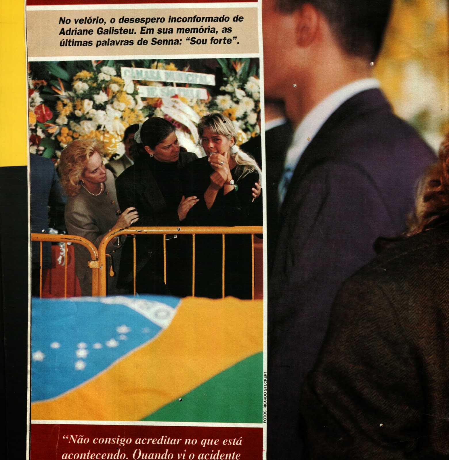 Ayrton Senna: Fotos Velorio e Enterro de Ayrton Senna