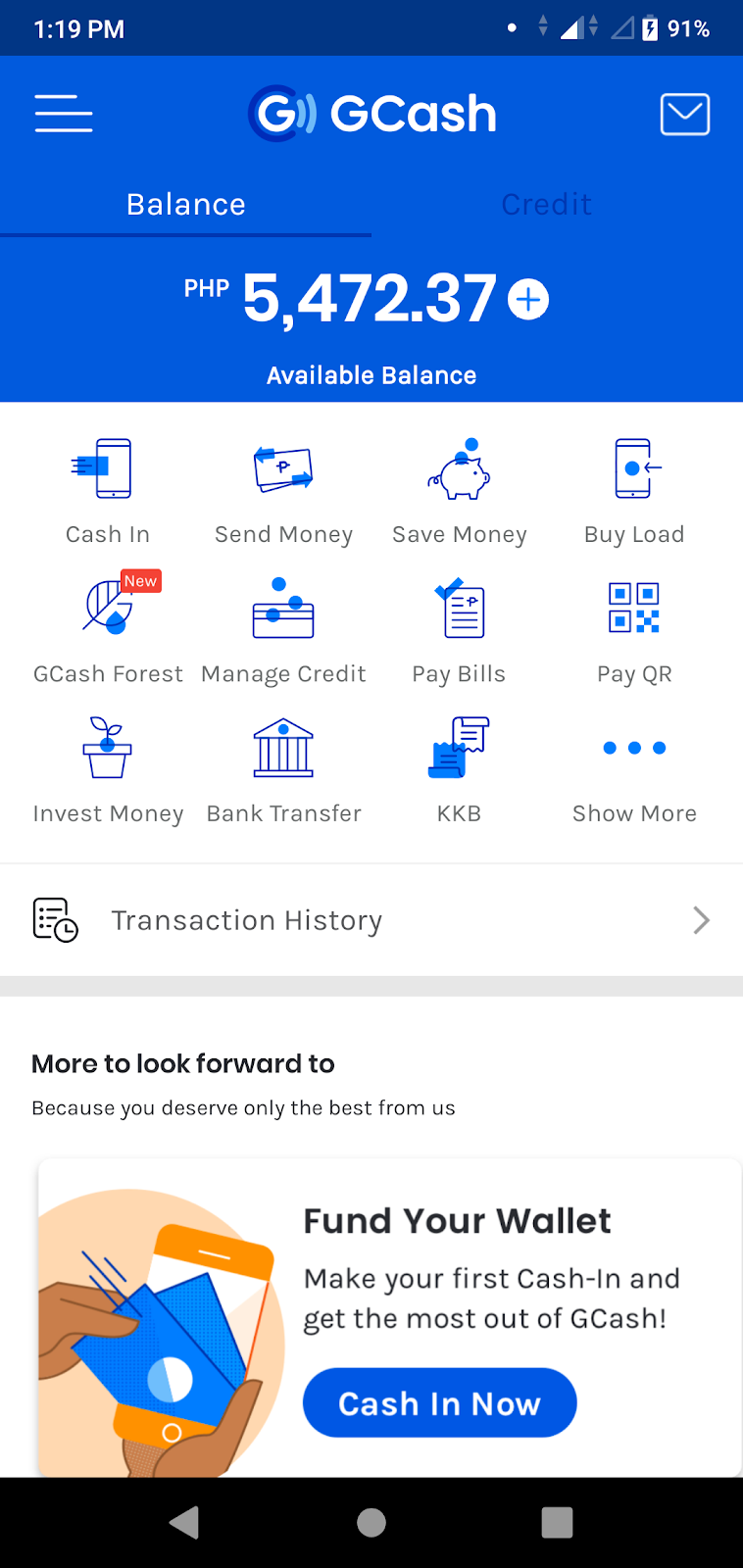 Gcash Dashboard