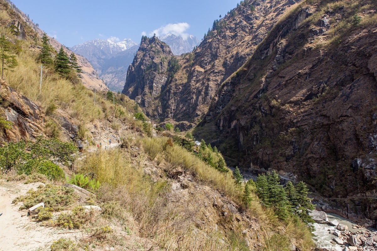 200км по красно-белым черточкам.. Around Annapurna. март-апрель 2017