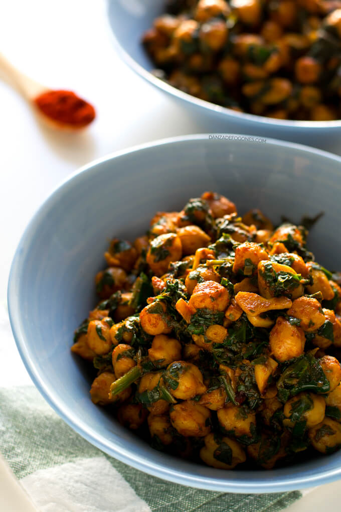 Chickpeas With Spinach Chickpeas With Spinach