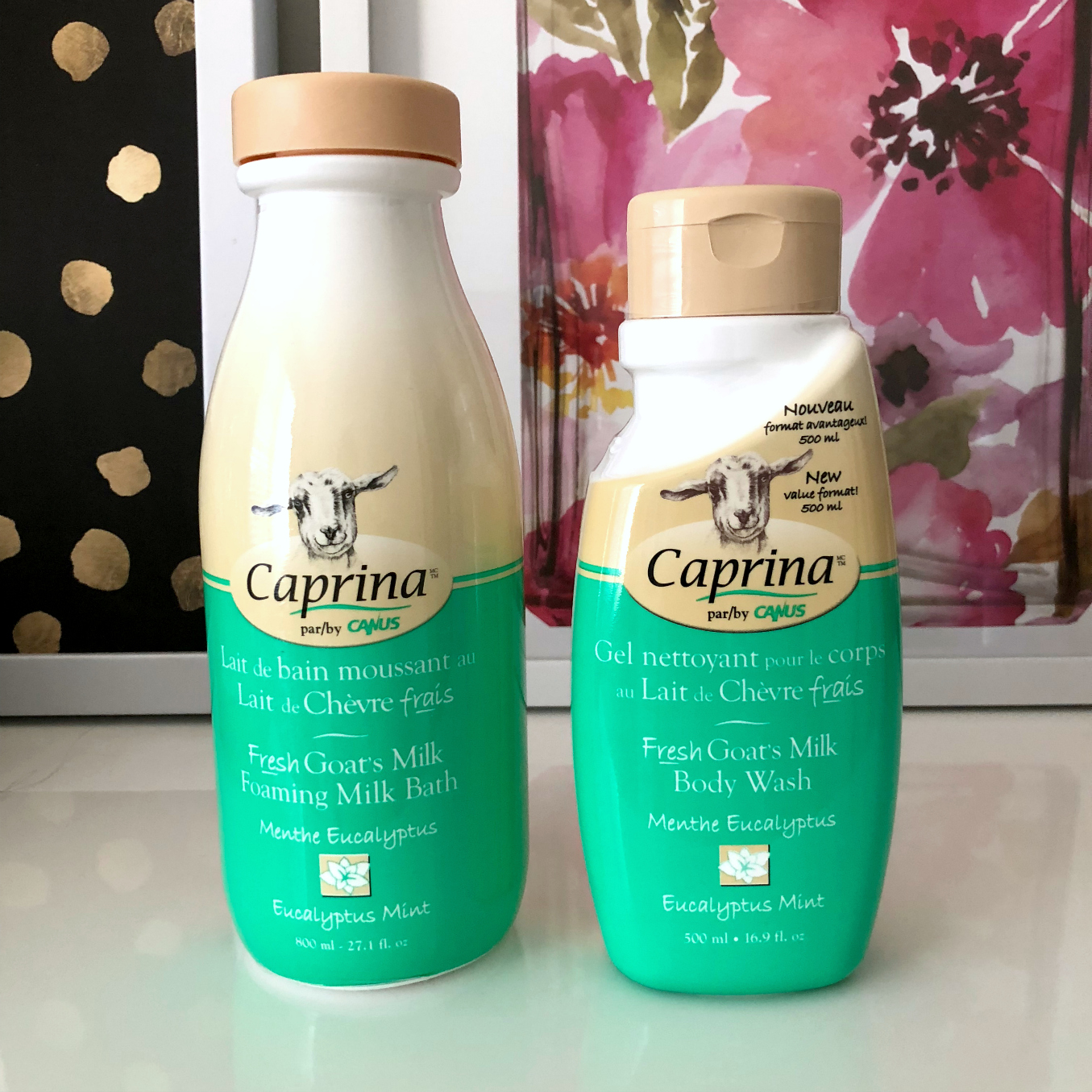 Caprina Fresh Goat's Milk Body Wash with Orchid Oil - Shop Body