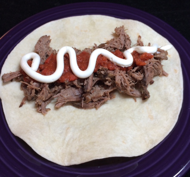 Michele's Woman Cave Crock Pot Roast Beef Tacos
