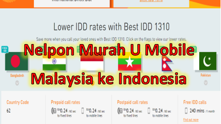 Cara Nelpon Murah Malaysia Ke Indonesia U Mobile Warga Negara Indonesia