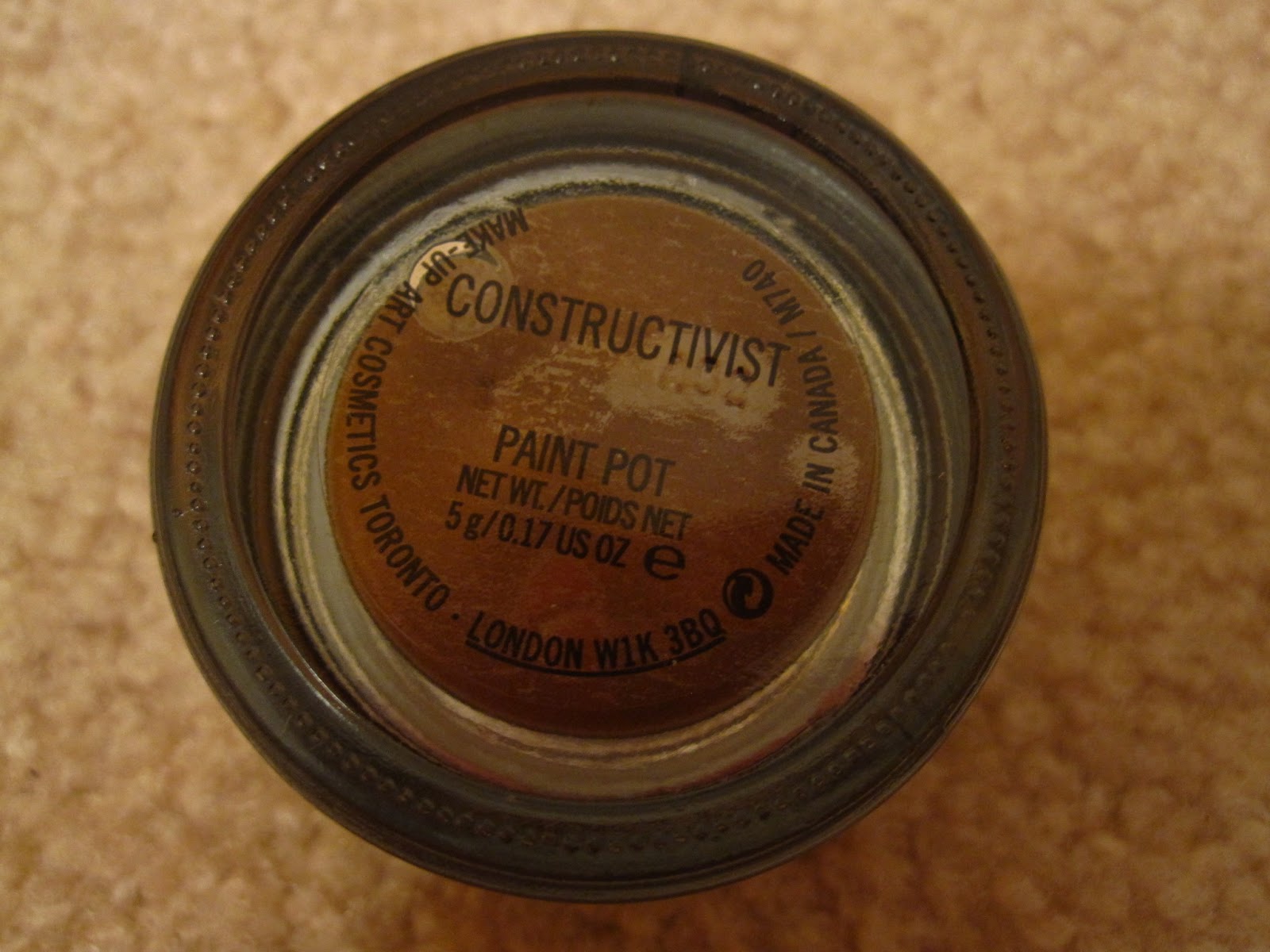 Melissa's Makeup Musings Review Mac Paint Pot in Constructivist