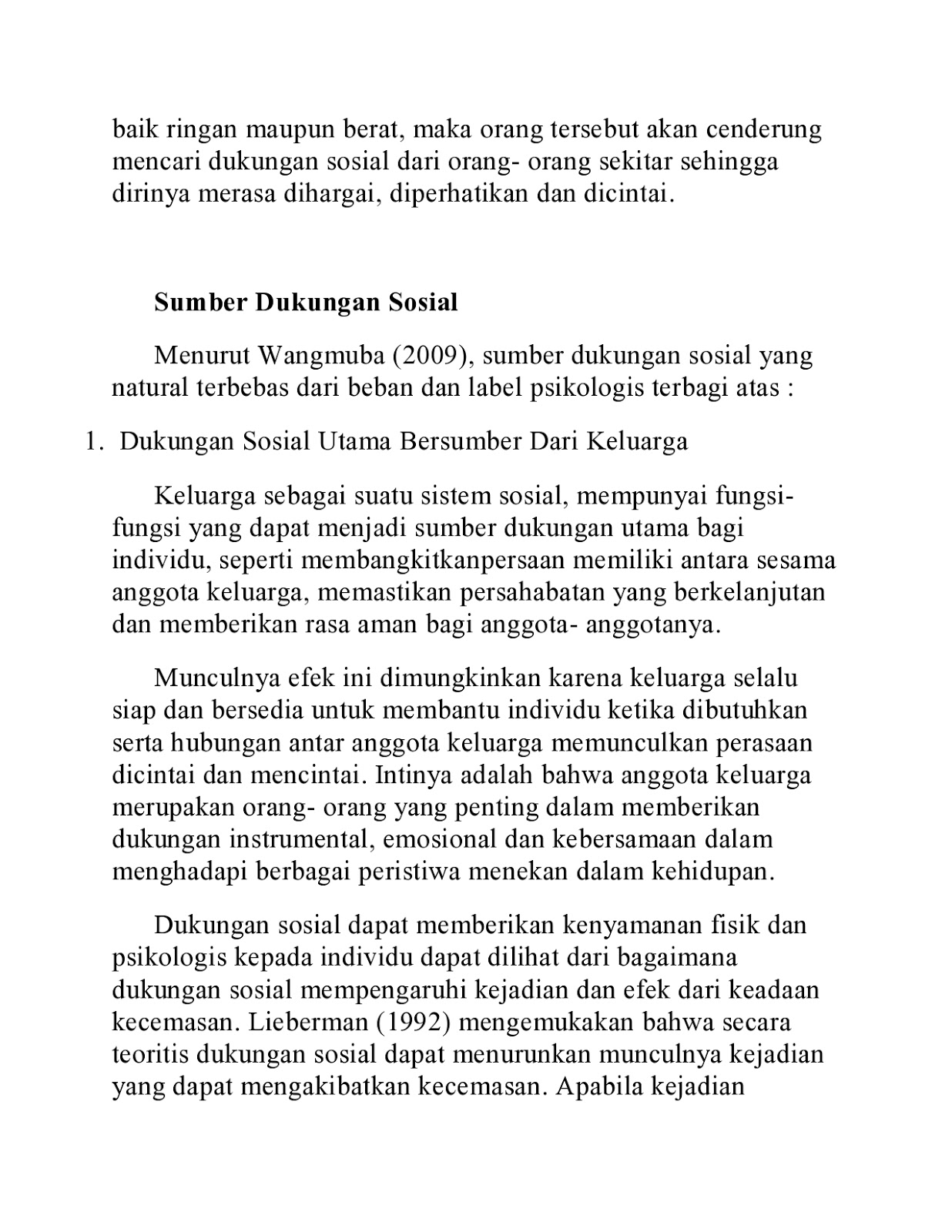 PEKSOS BAMBANG RUSTANTO: TEORI DUKUNGAN SOSIAL KELUARGA