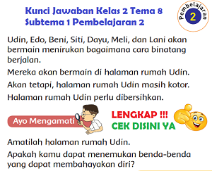 Kunci Jawaban Kelas 2 Tema 8 Subtema 1 Pembelajaran 2 www.simplenews.me