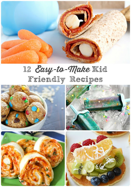 These 12 Easy-to-Make Kid Friendly Recipes are fun for the kids to make and require very little adult supervision... the perfect boredom busters!