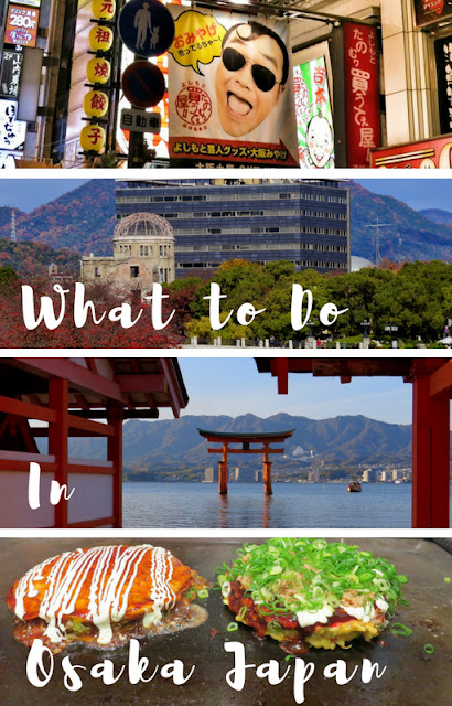 Pinterest Pin: What to do in Osaka Japan