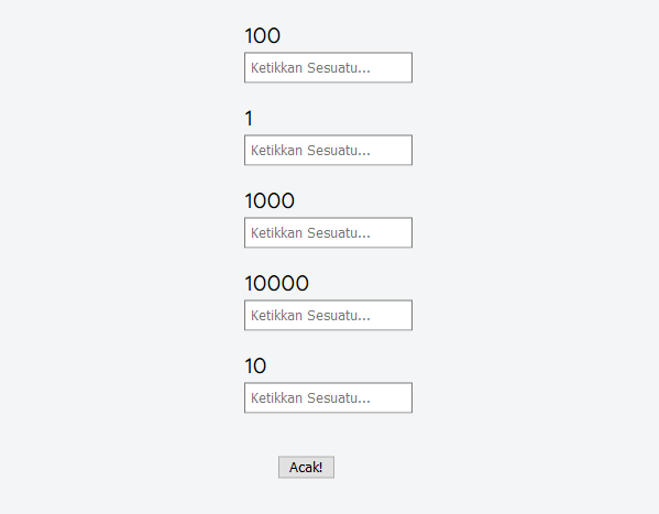 angka yang ada pada List menjadi teracak angka yang ada pada List menjadi teracak