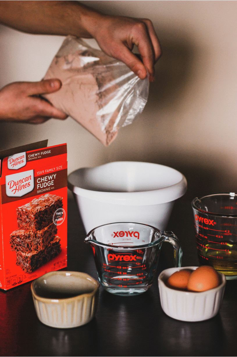 Peppermint Mocha Brownies DuncanHinesHoliday Confessions of a