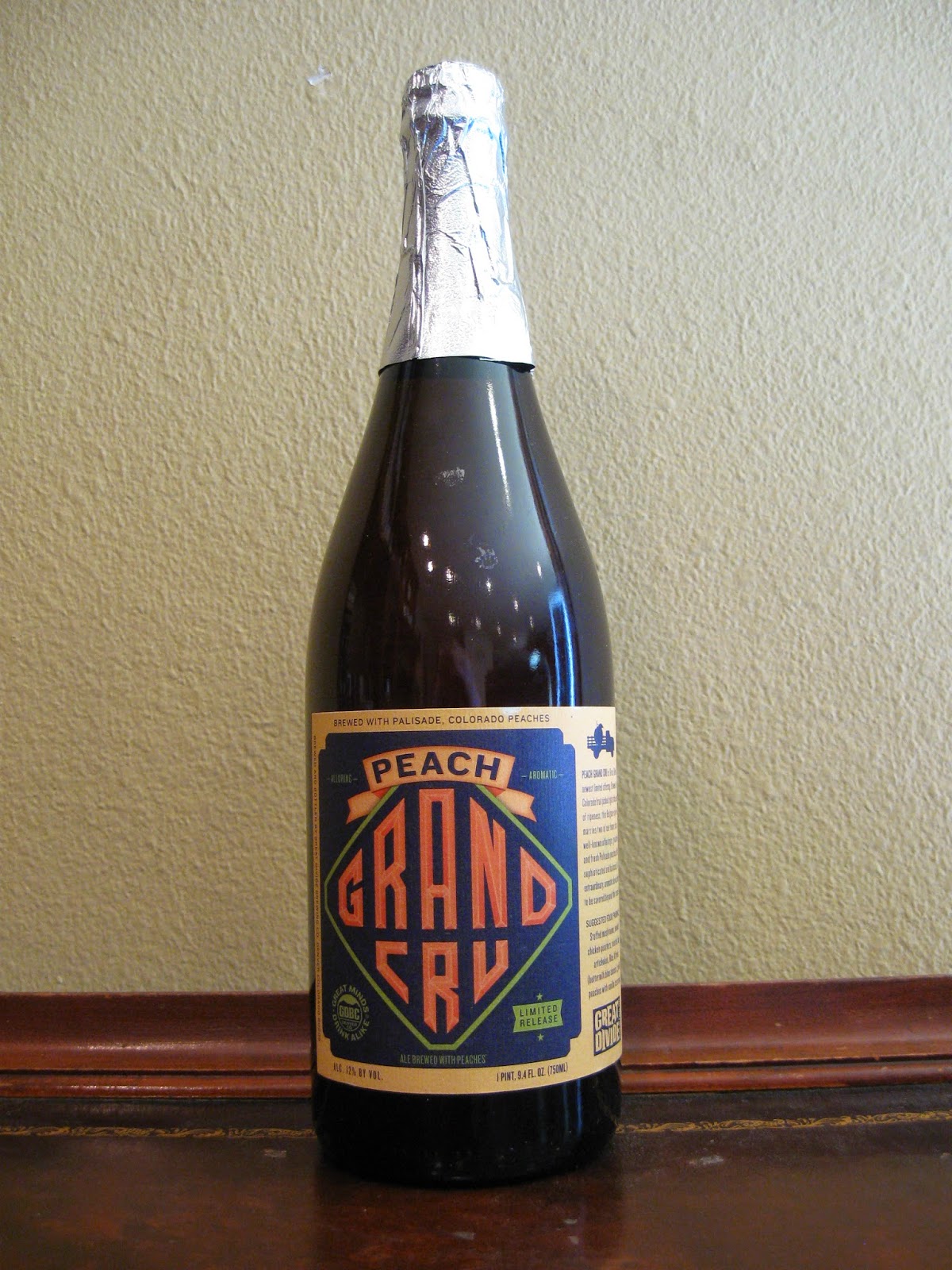 Doing Beer Justice Great Divide Peach Grand Cru