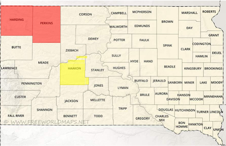Retiring Guy's Digest Population loss in South Dakota Haakon County