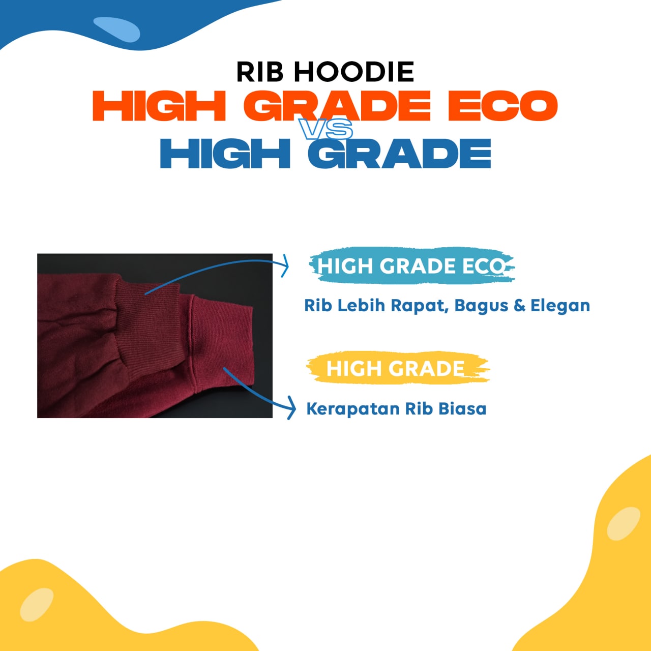 Spesifikasi Bahan Hoodie