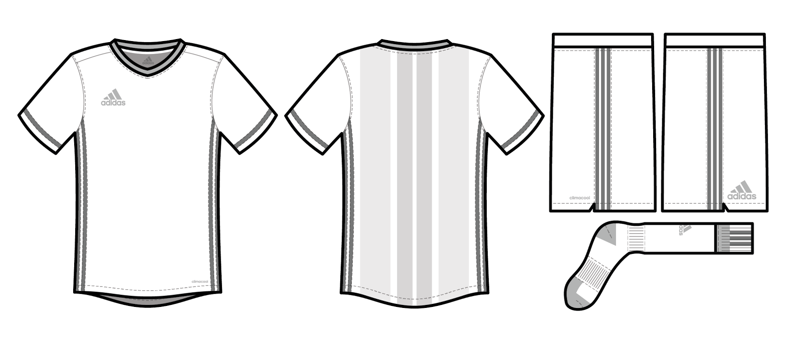 adidas soccer jersey template