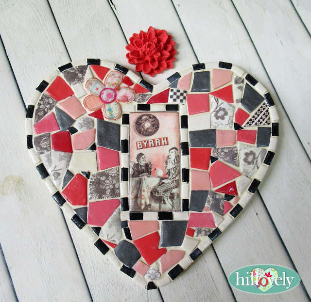 hillovely, hilla bushari, polymer clay mosaic, fimo tile mosaic, 