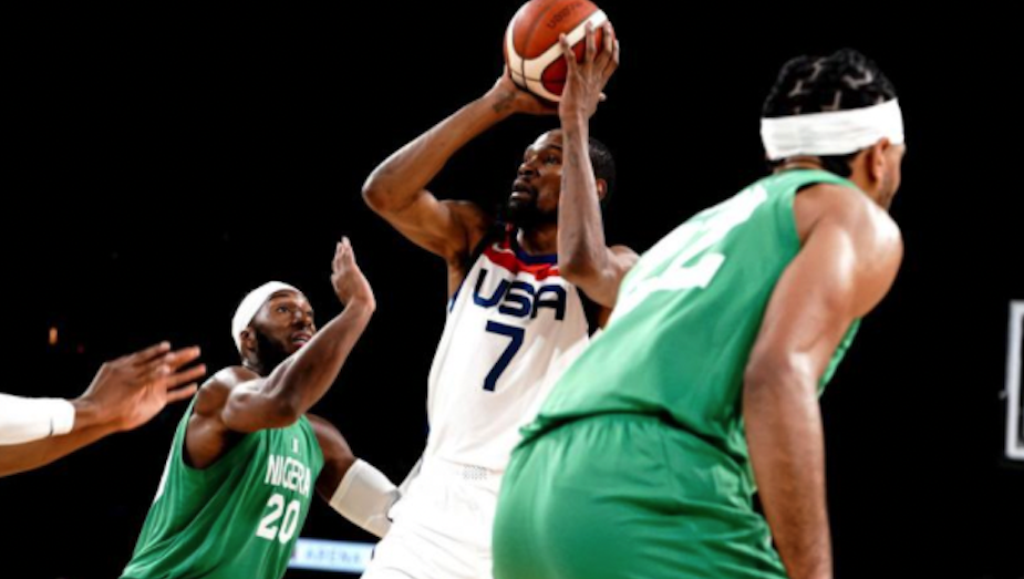 Photo de Kevin Durant face au Nigera, Team USA Photo de Kevin Durant face au Nigera, Team USA