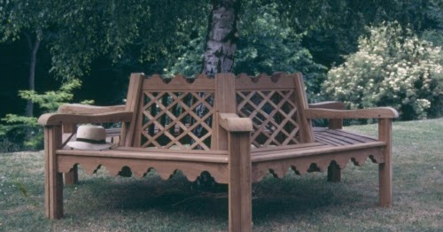 Kursi Taman tempat duduk di bawah pohon | Landscaping And Modern Lifestyle