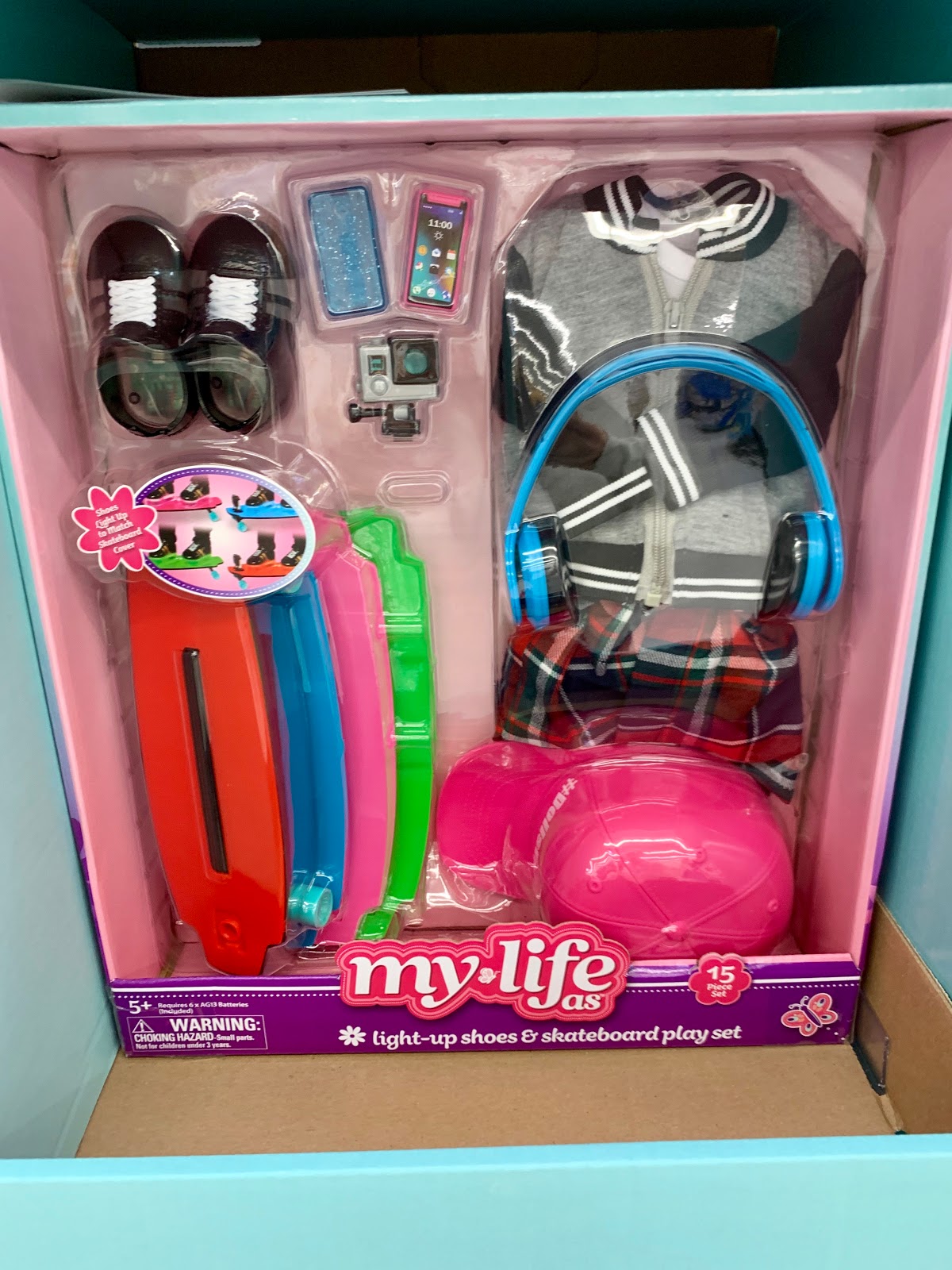 my life skateboard playset