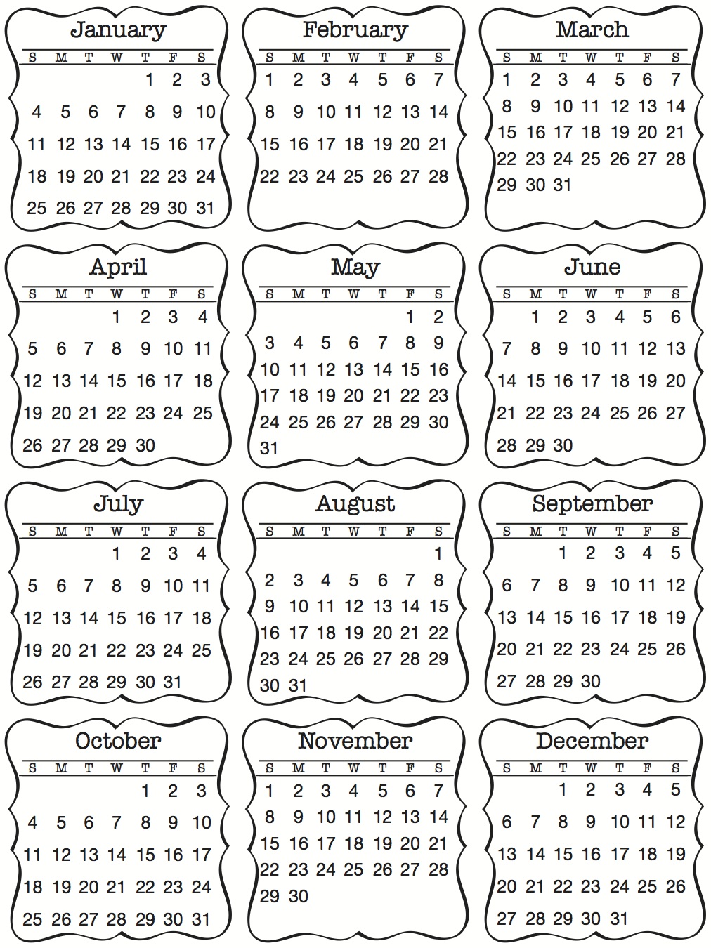 SRM Stickers BLog - New Product Reveal Stickers - #stickers #clear #calendar #2015