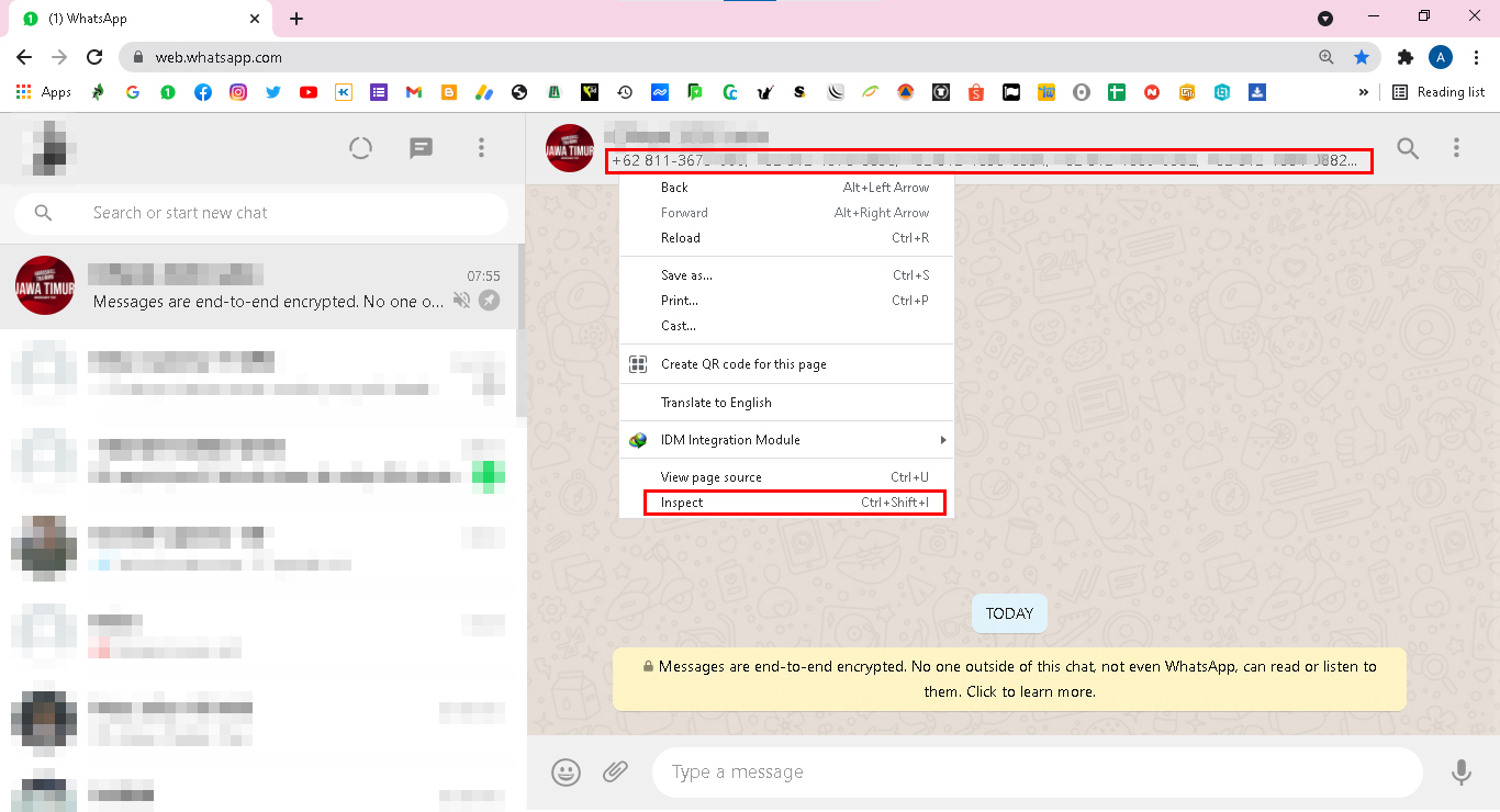 Cara Mengambil Nomor Dari Grup WA Secara Massal