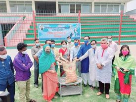 কুড়িগ্রাম ৫ শতাধিক কর্মহীন ও দলিত সম্প্রদায়ের মাঝে খাদ্য সামগ্রী বিতরণ