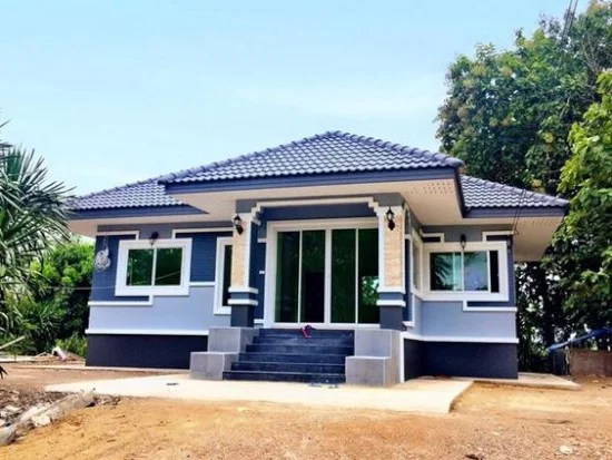 Lingkar Warna 27 Desain Inspiratif Rumah Minimalis Modern Atap Limas 1 Lantai