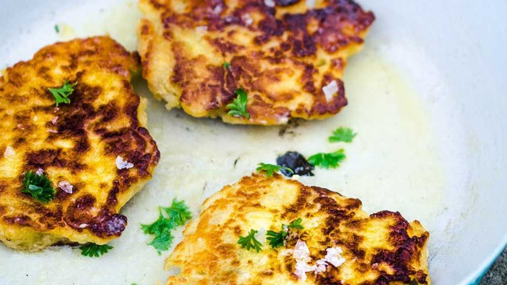 Irish Boxty (potato) pancakes