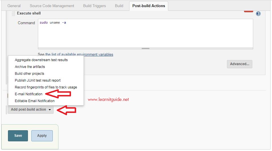 How to Configure Jenkins Mail Notification on Build Failures
