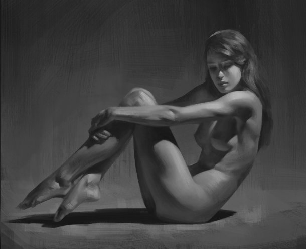 Tim Liu artstation arte ilustrações retratos mulheres sensuais nudez peitos provocante