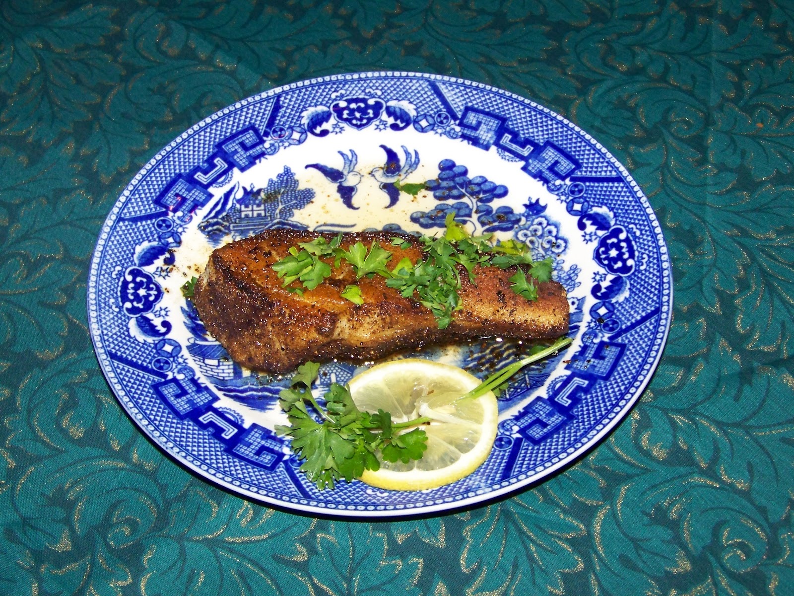 Grilling and Gourmet Cooking Cumin/Pepper Crusted Chilean Sea Bass