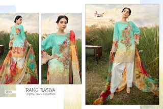 Shree Fab Rang Rasiya Digital lawn pakistani Suits wholesaler