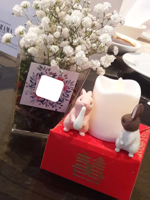 Wedding banquet table center piece