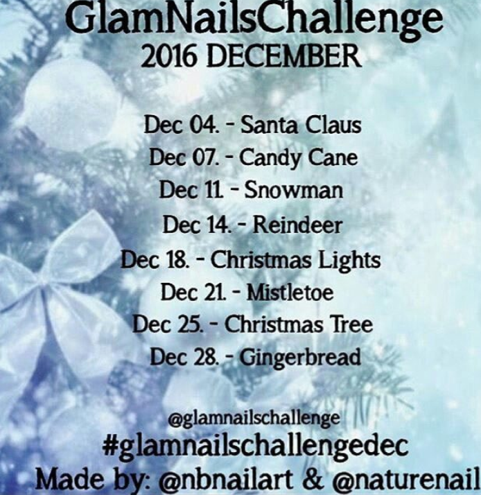 HandieWorksNails: Glam Nails challenge December 2016