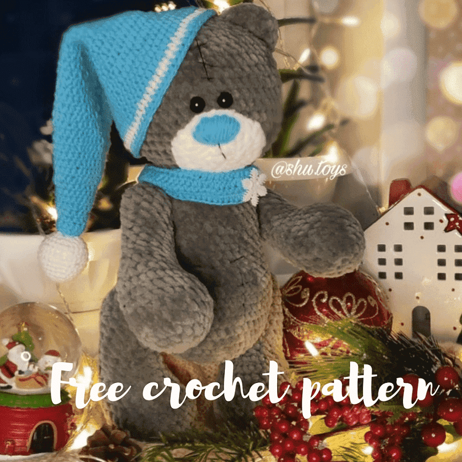 Crochet Teddy Bear free pattern