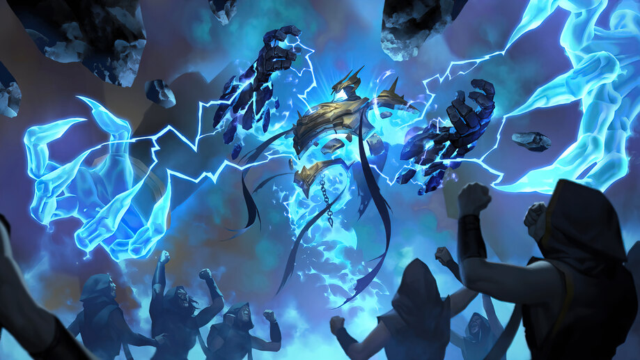Damiyin The Unbound Runeterra 4K #3241b Wallpaper PC Desktop