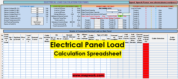 Electrical Load Calculation Pdf