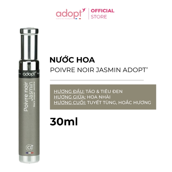NƯỚC HOA NAM POIVRE NOIR JASMIN 30ML – ADOPT’