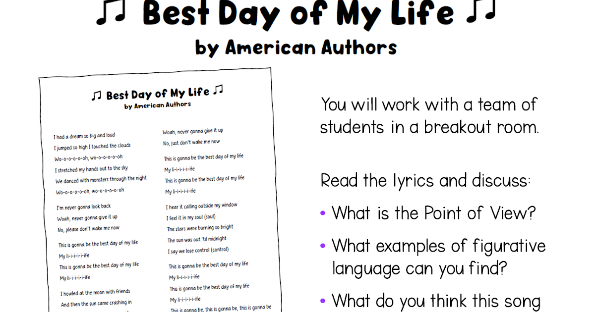Best Day Of My Life American Authors Lyrics Best day of my life american authors lyrics