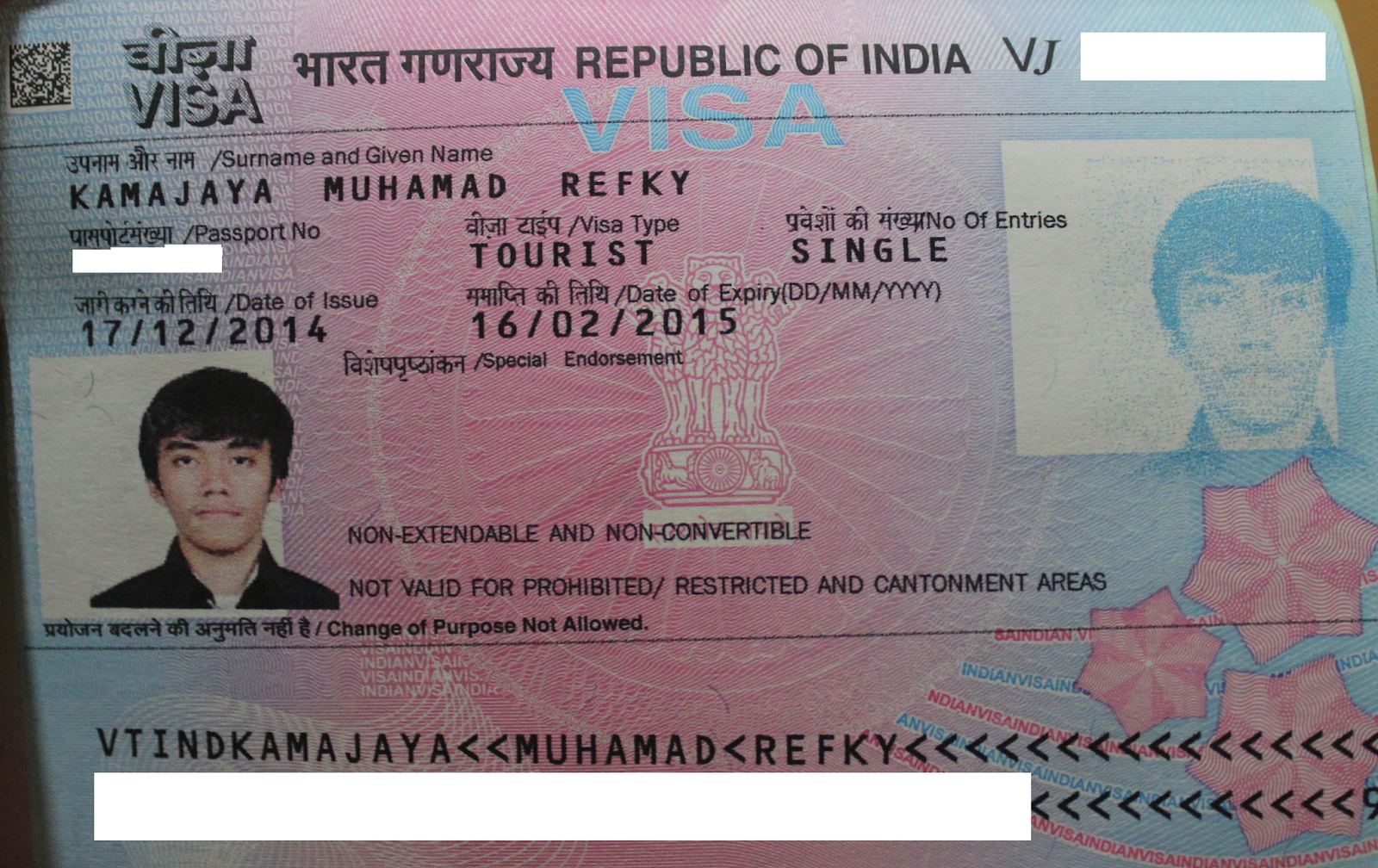 Pengalaman Mengurus Visa India di Jakarta | The Story of My Life