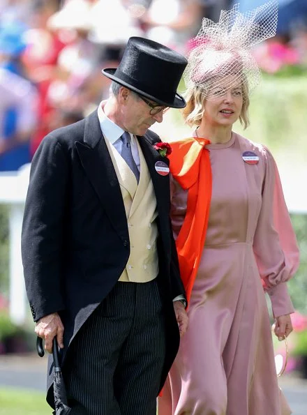 Timothy Taylor and Lady Helen Taylor on day four of Royal Ascot