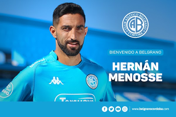 Oficial: Belgrano, firma hasta 2020 a Menosse