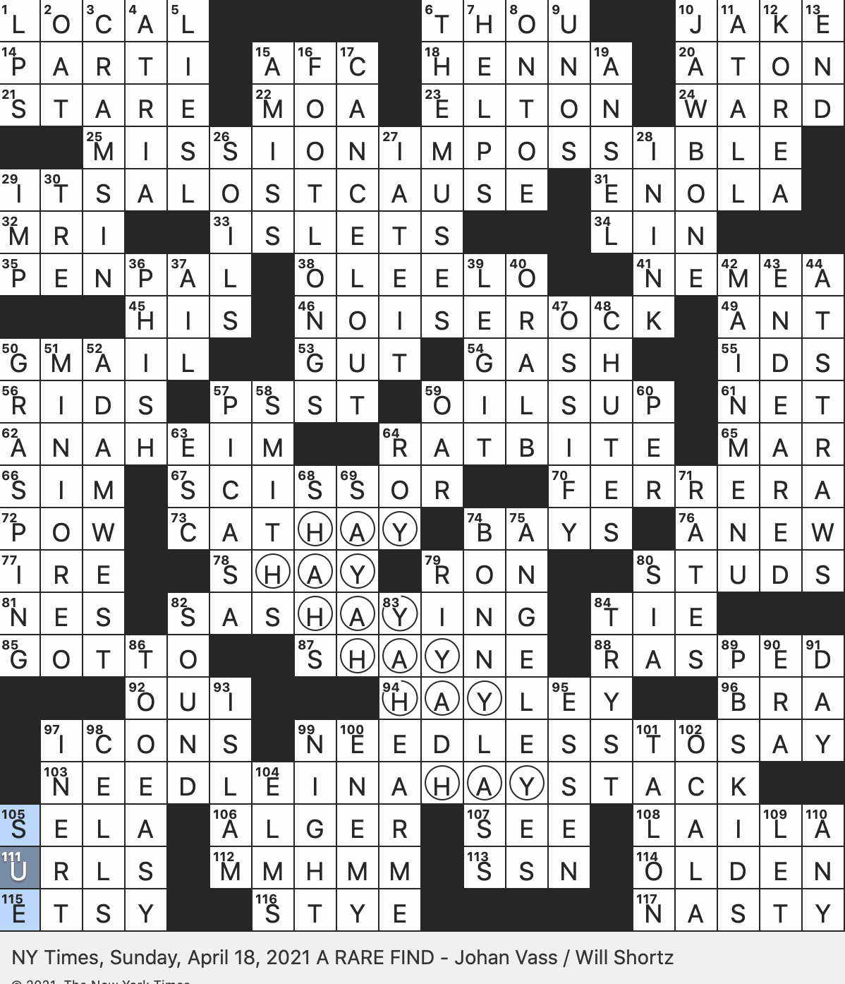 L.A. Times Crossword Puzzles 2021 – Shop LA Times