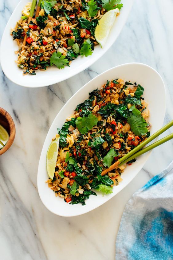 Spicy Kale and Coconut Fried Rice Easy Recipe and DIY Tips