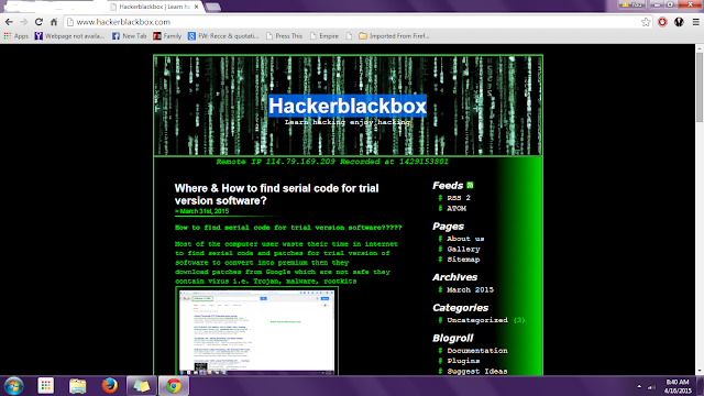 Launching of new website www.hackerblackbox.com 