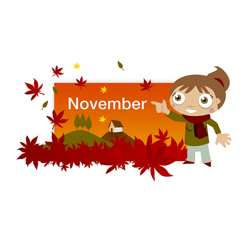 Month november. November Amis. November emblema. November fekuz. November TEG.