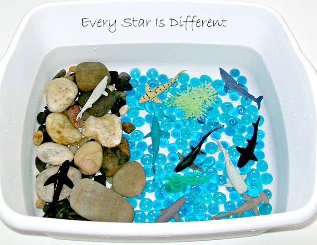 Shark Sensory Bin