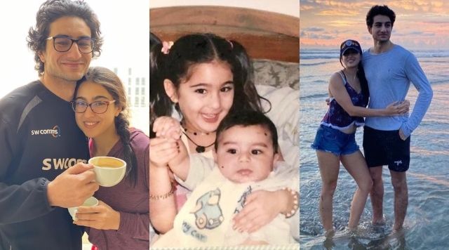 Sara Ali Khan Wishes Ibrahim Ali Khan On His Birthday By Sharing Adorable Pictures.